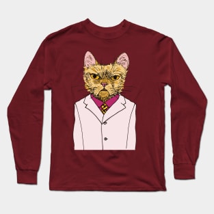 Business Cat: The Chief Executive Meow-ficer Long Sleeve T-Shirt